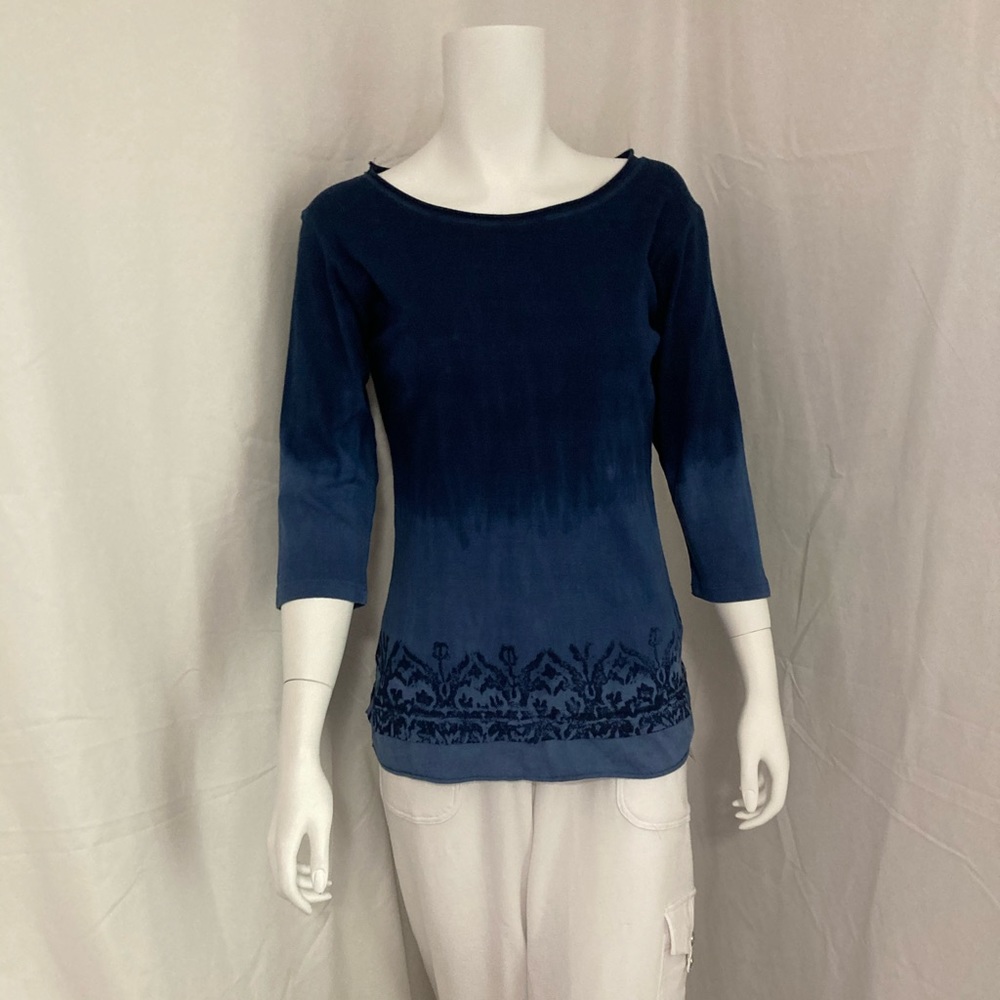 Barbara Katz 3/4 sleeve shirt size large